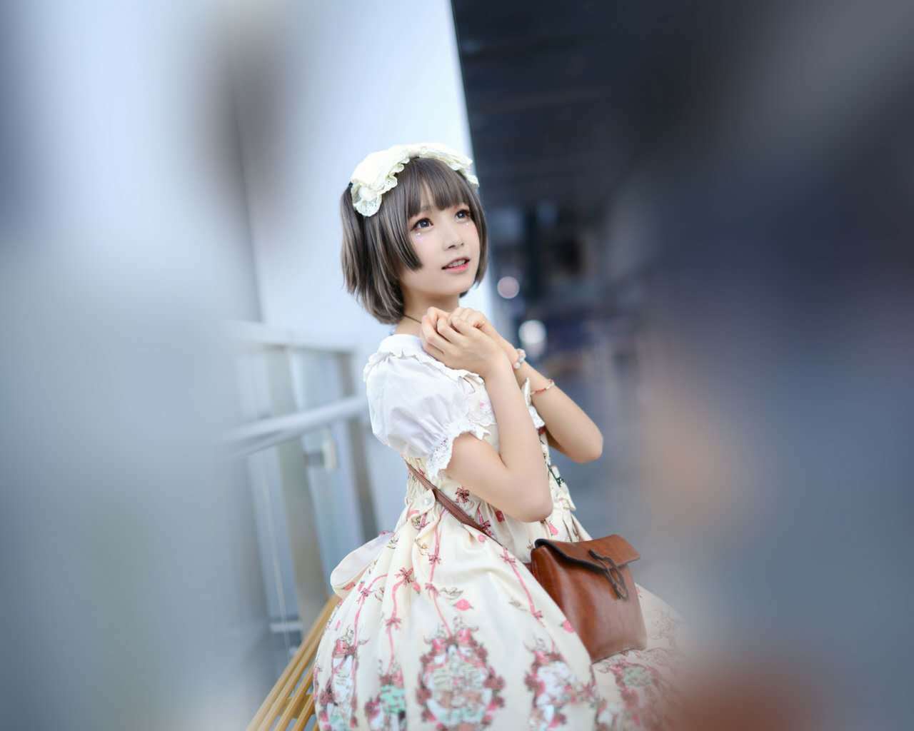 甜美美女图片