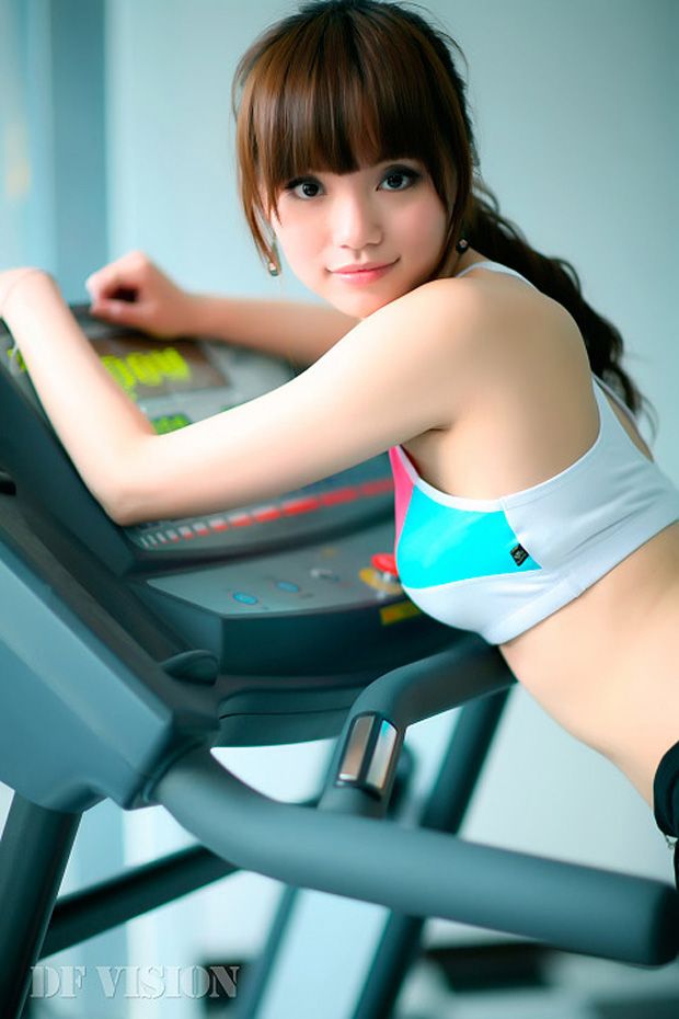 健身美女图片