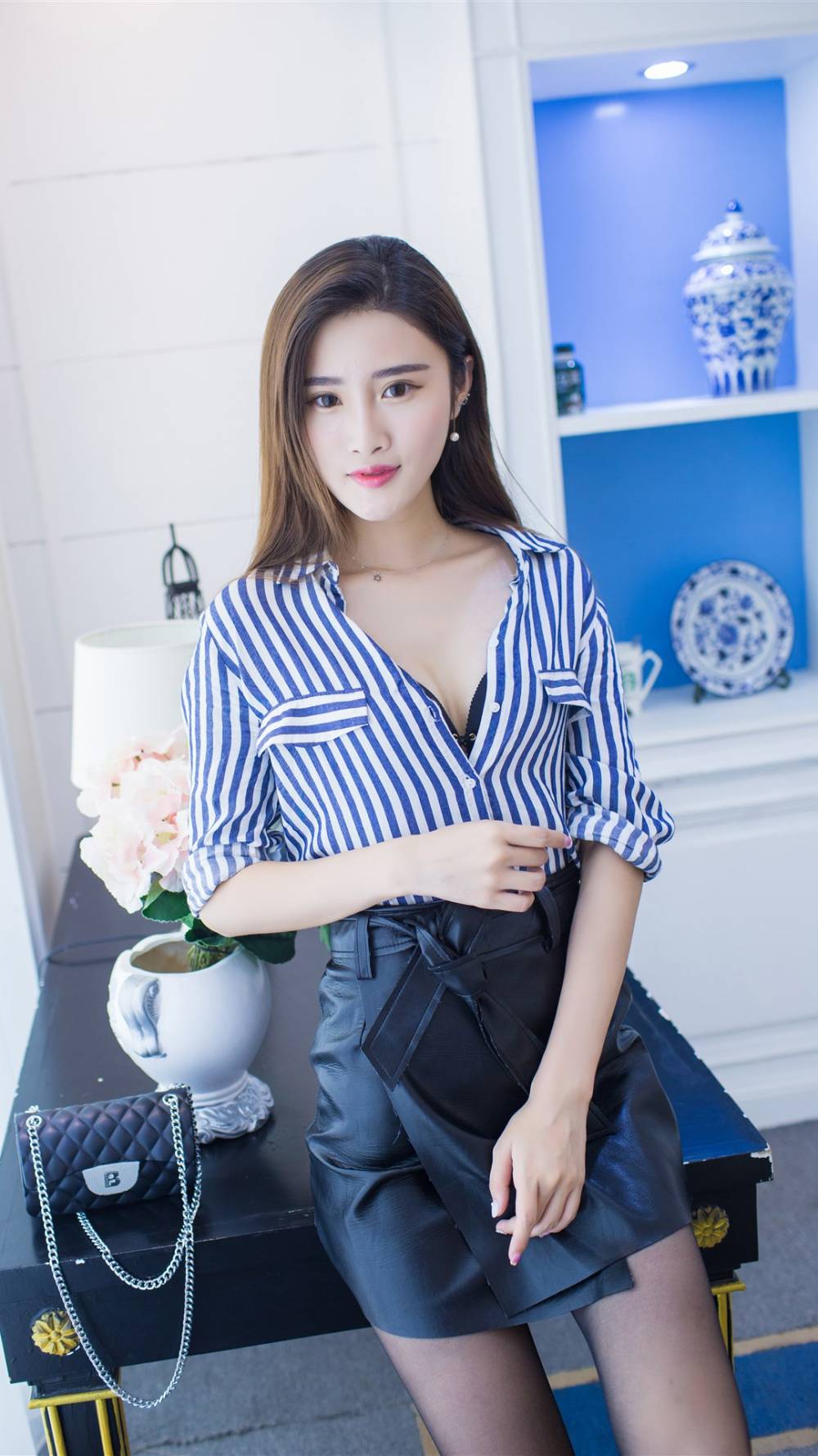 长筒袜图片