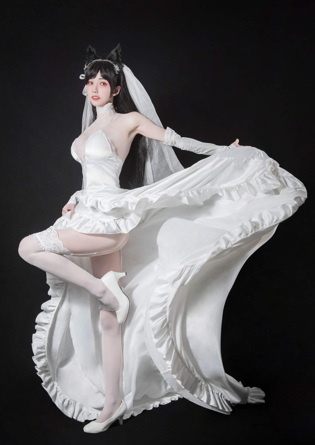 婚纱美女图片