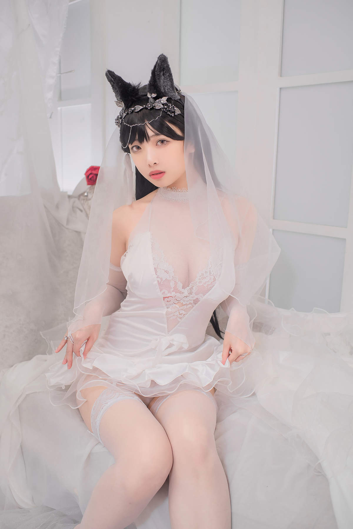 婚纱美女图片