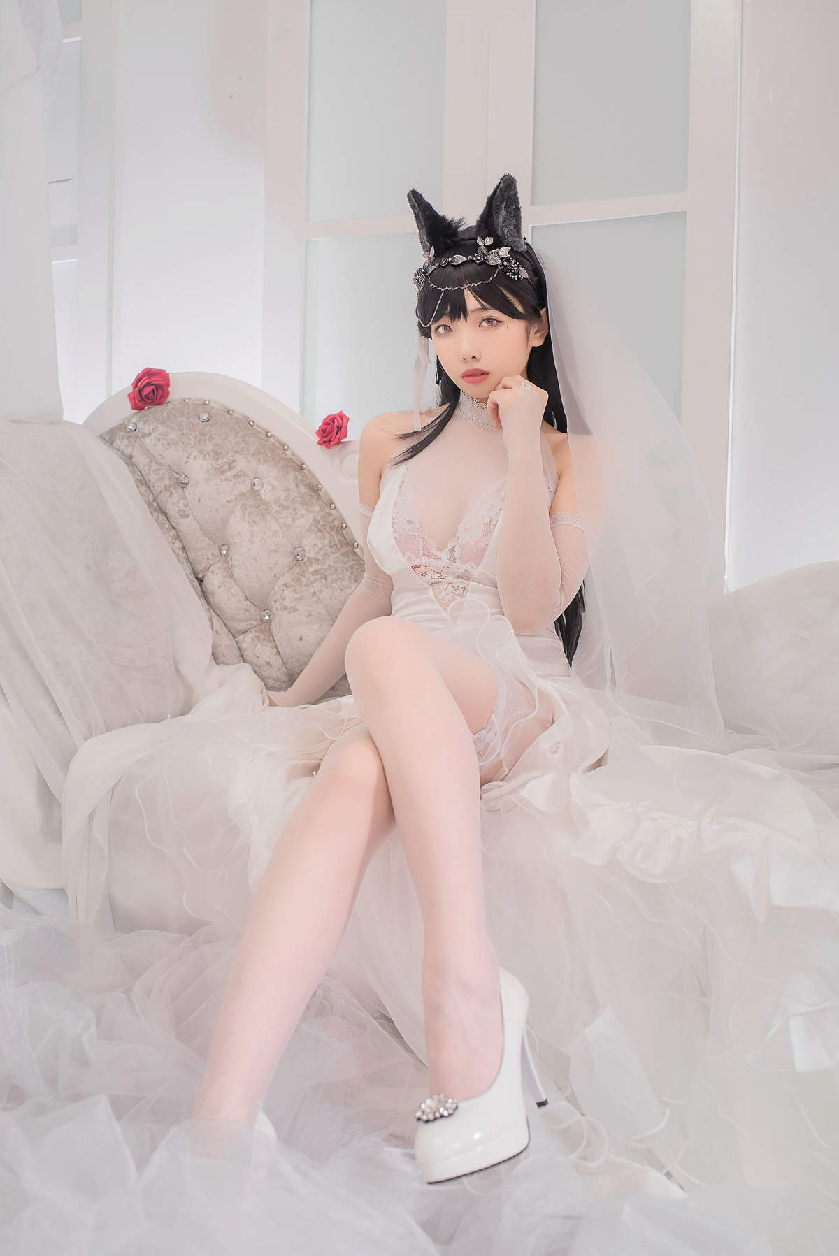 婚纱美女图片