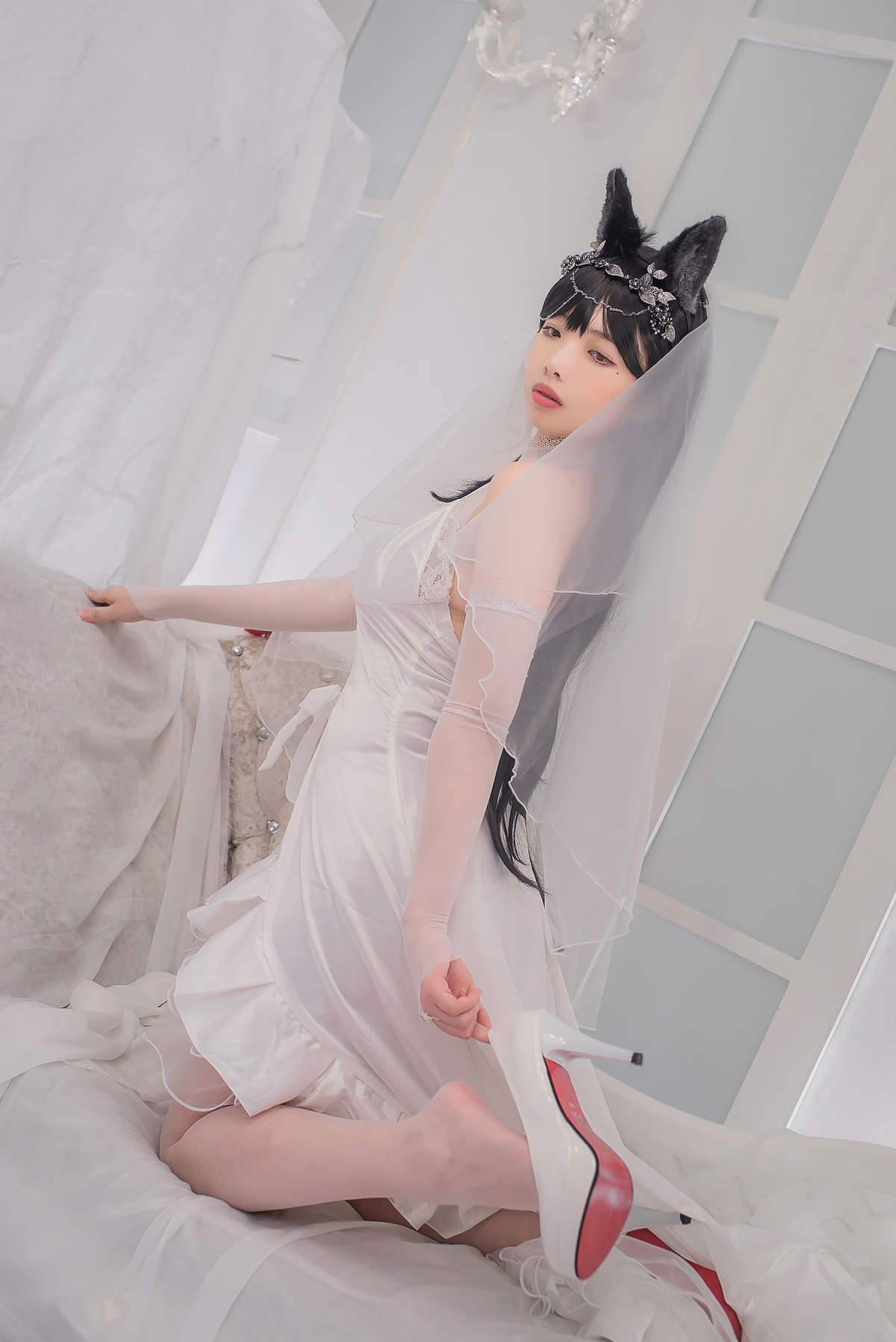 婚纱美女图片