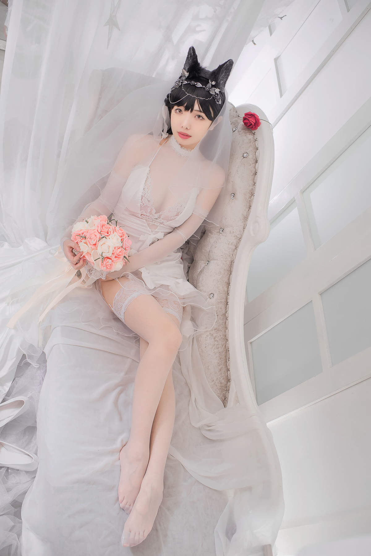 婚纱美女图片