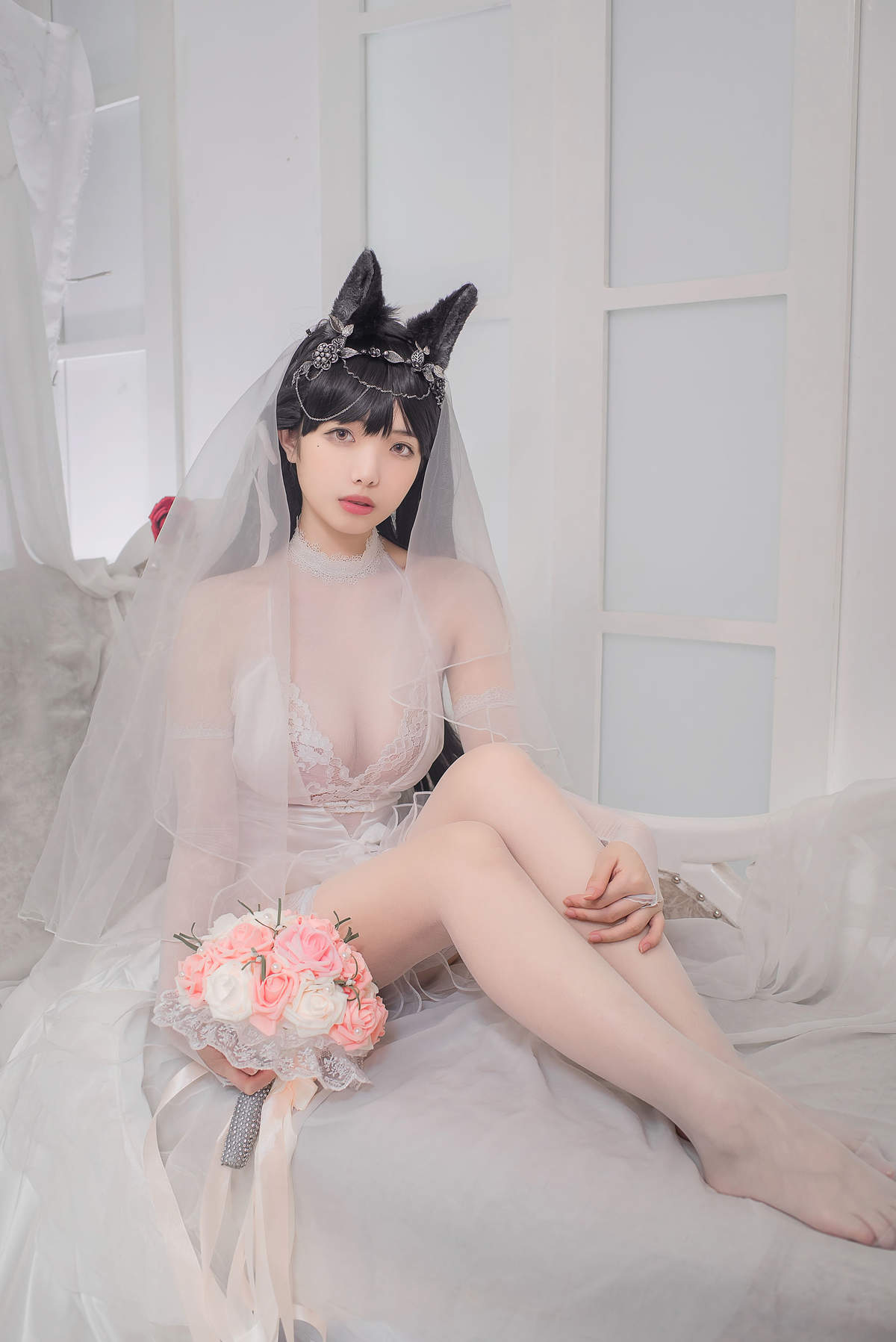 婚纱美女图片