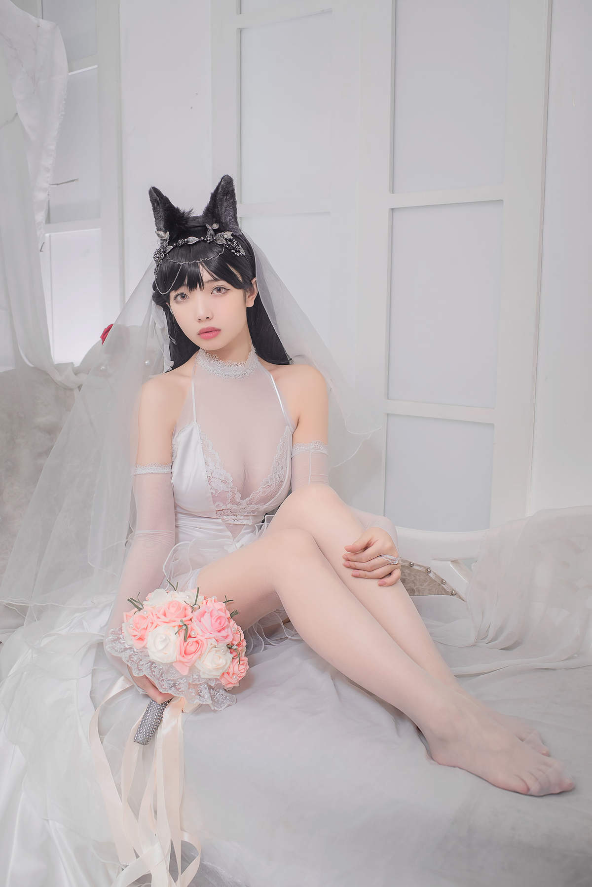 婚纱美女图片