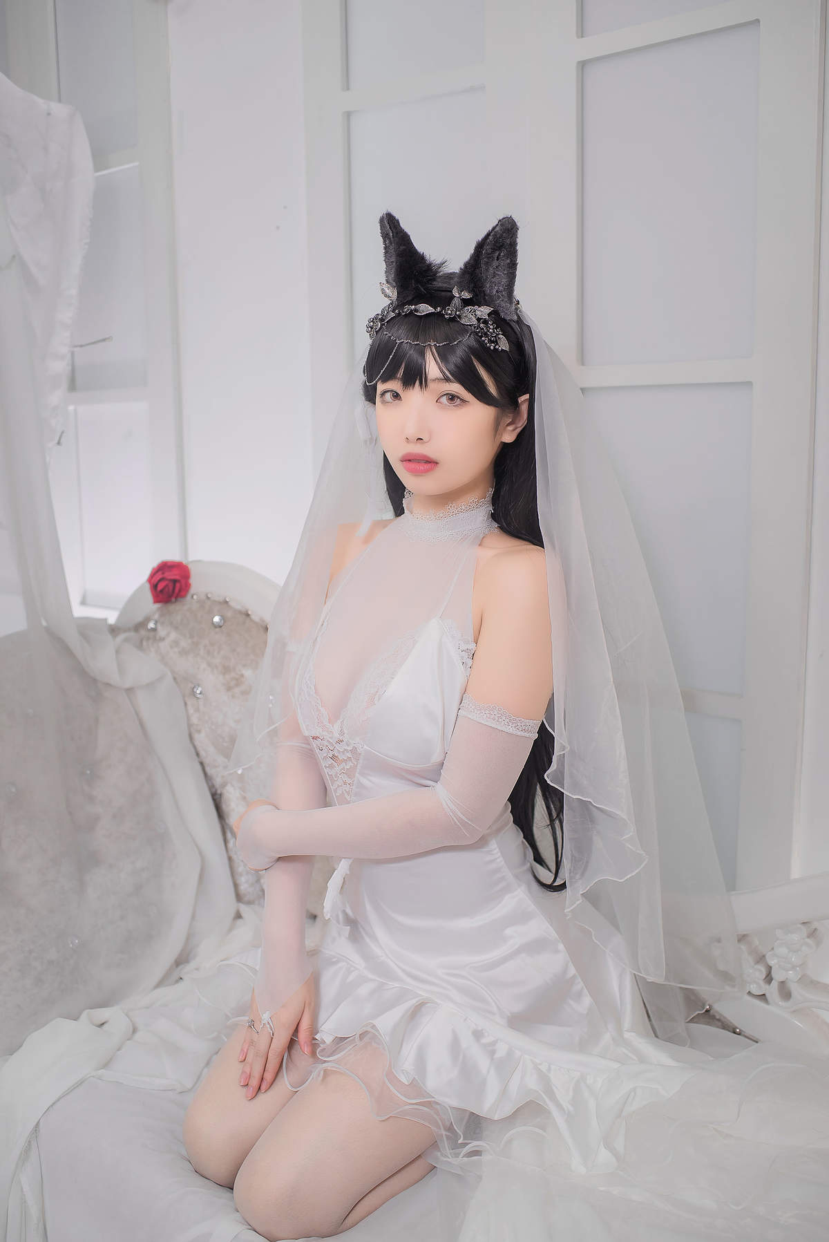 婚纱美女图片