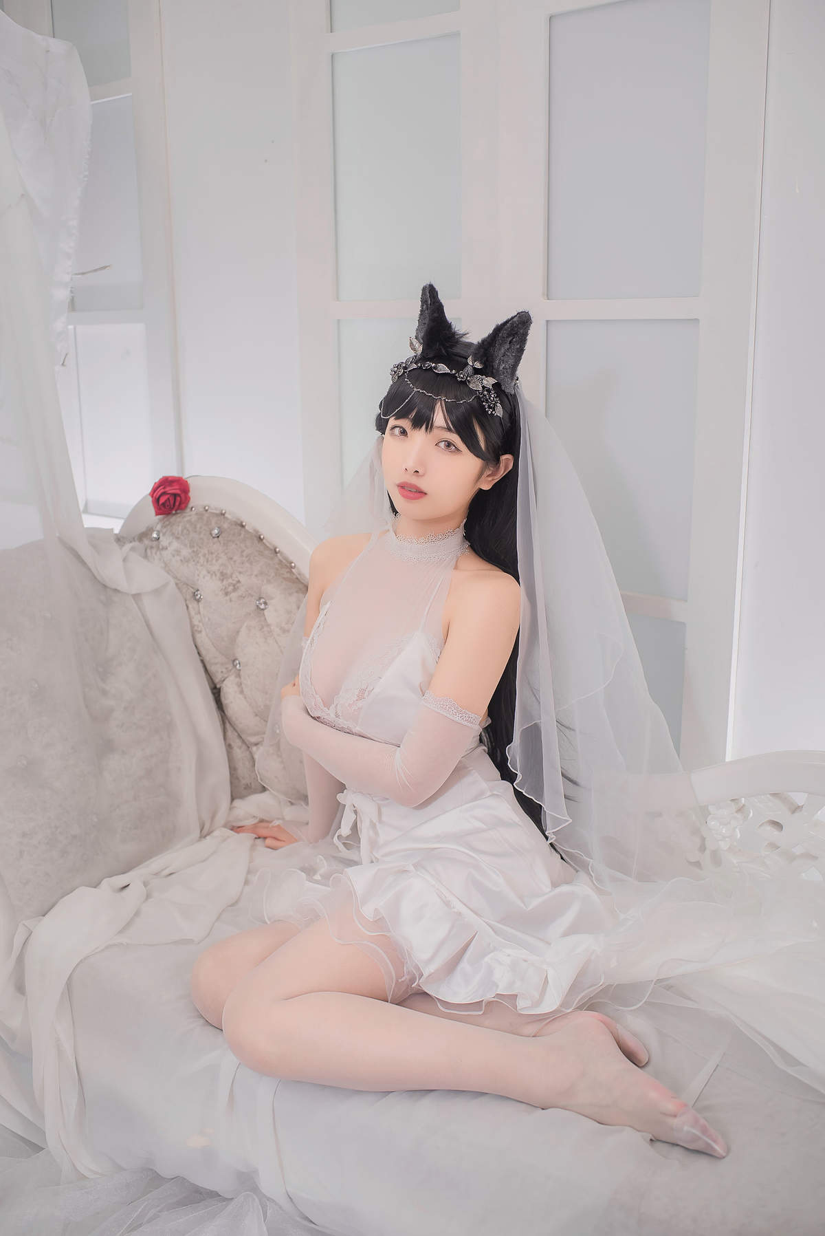 婚纱美女图片