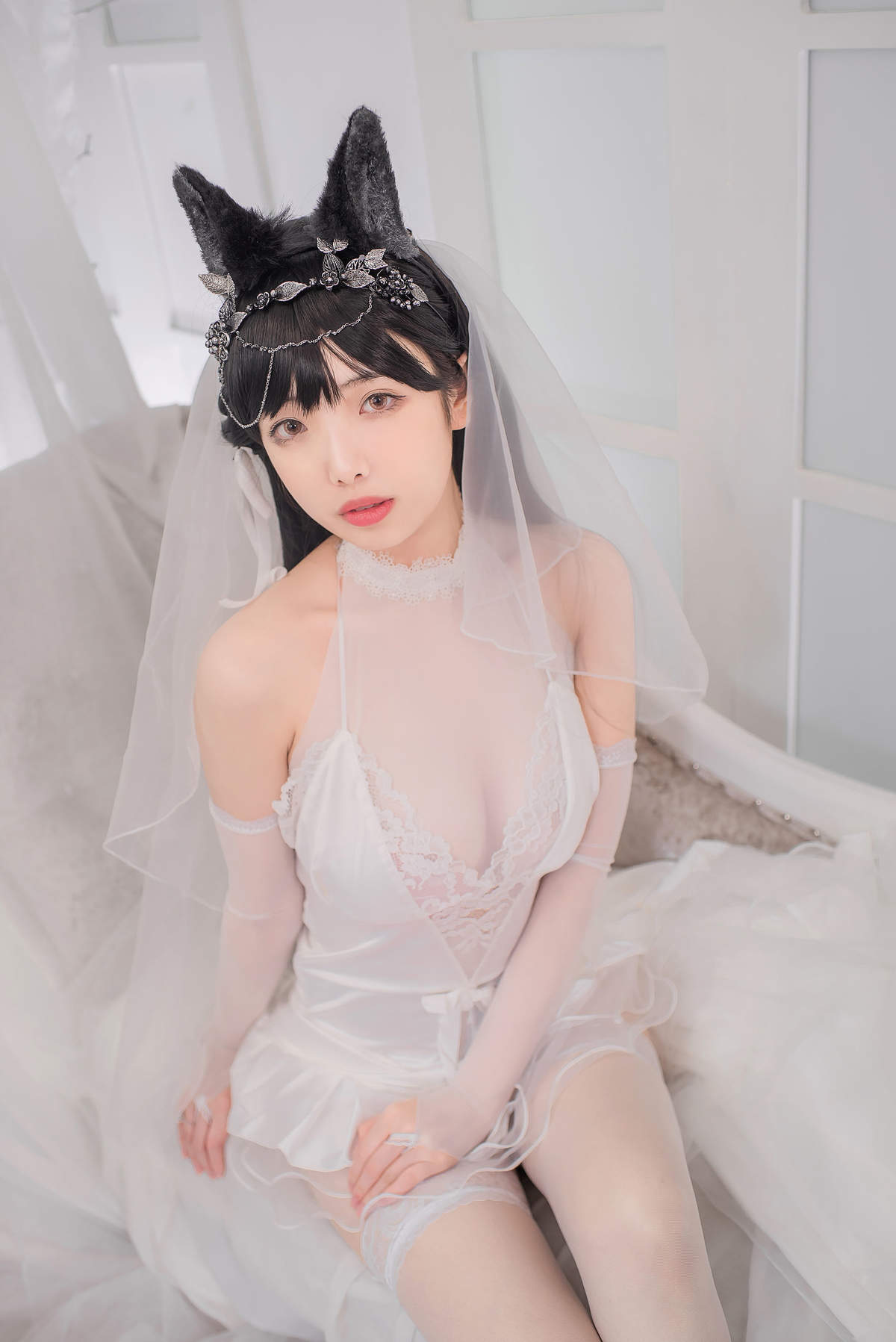 婚纱美女图片