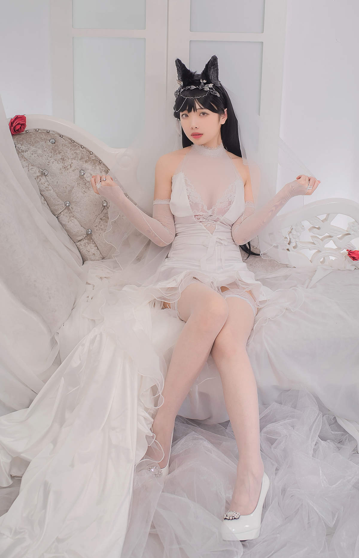 婚纱美女图片