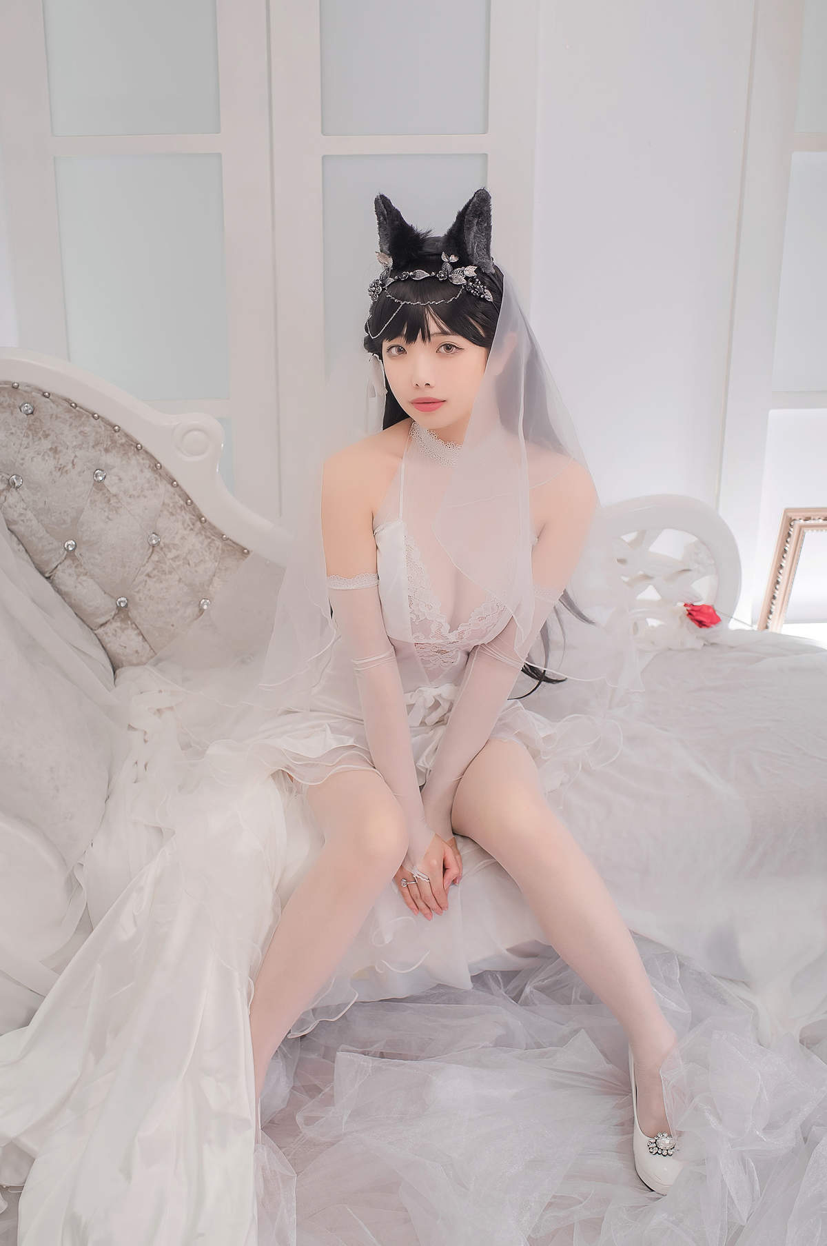 婚纱美女图片