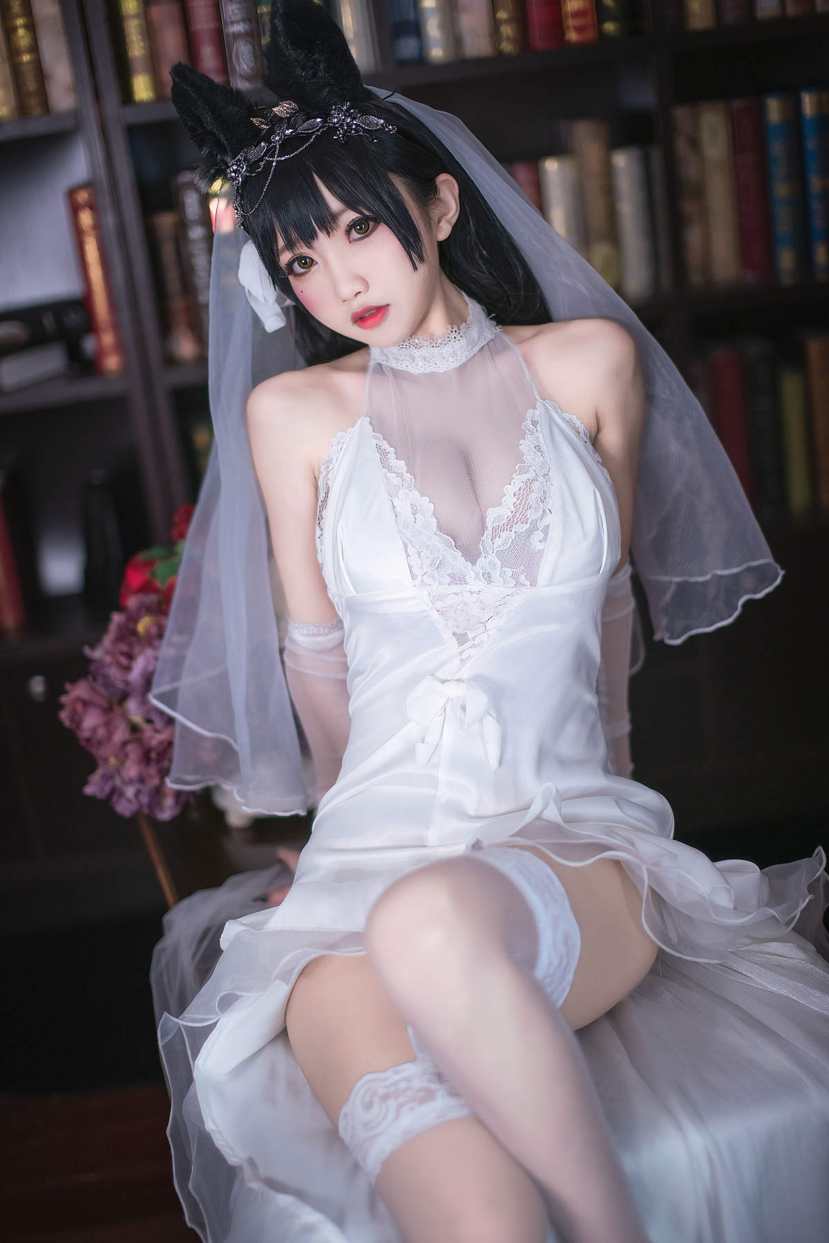 婚纱美女图片