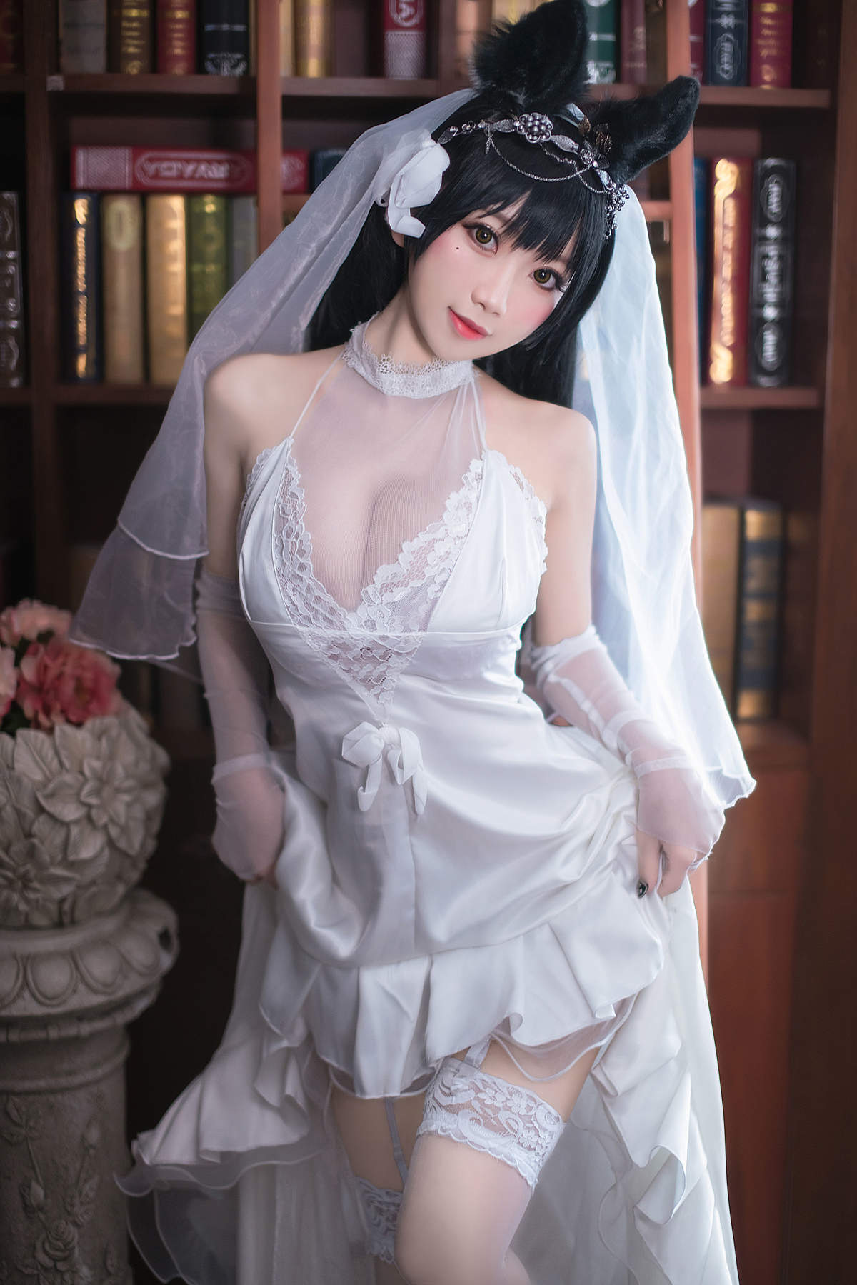 婚纱美女图片