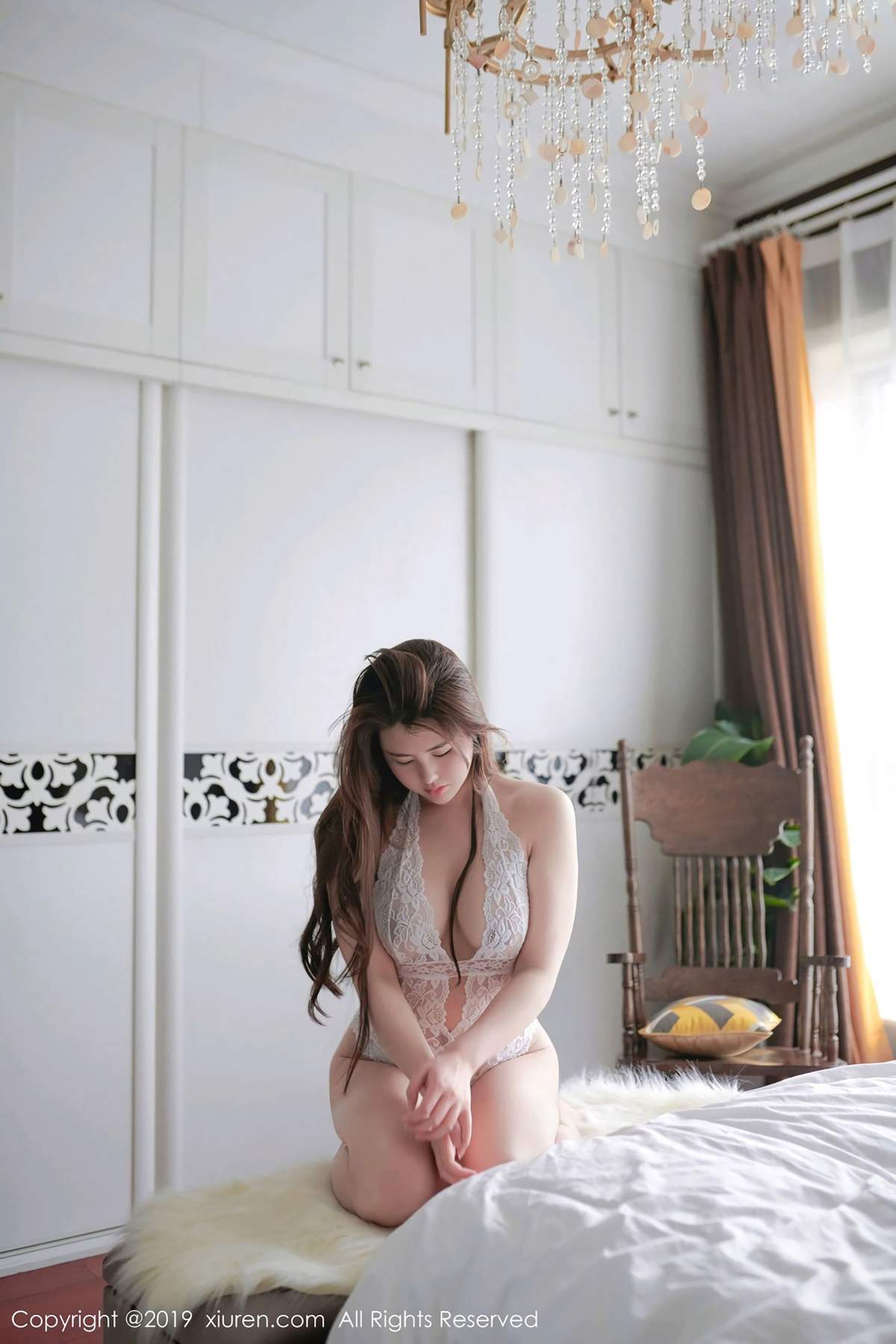 美女模特娜露Selena精致的镂空情趣内衣高清妹子写真集图片