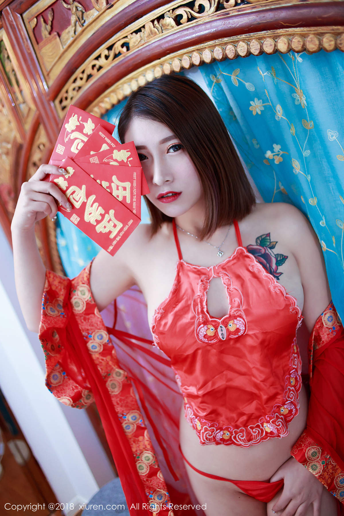 西方美女杜花花乖巧猫耳女仆装高开叉死库水高清妹子写真集图片