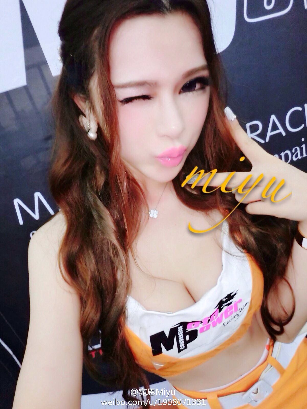 混血车模美女宛恩miyu微博生活照自拍照合集图片