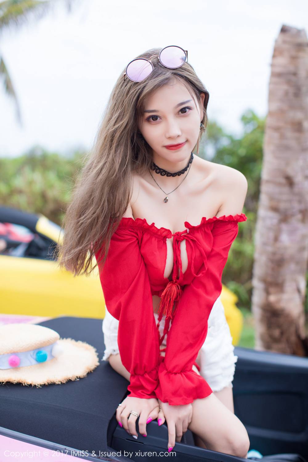 [美图录]杨晨晨sugar阳光和沙滩香车与美人图片