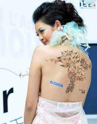 美女彩绘图片