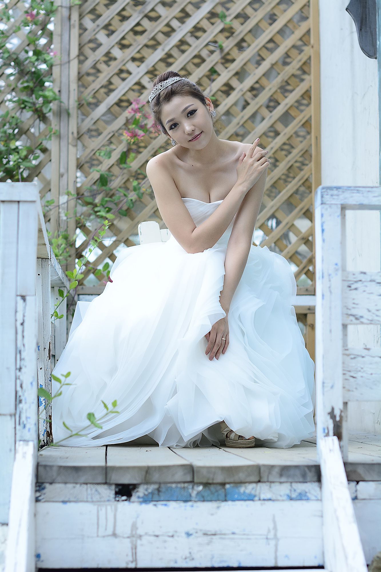 网络美女李恩慧外拍唯美婚纱系列写真集套图第1页图片