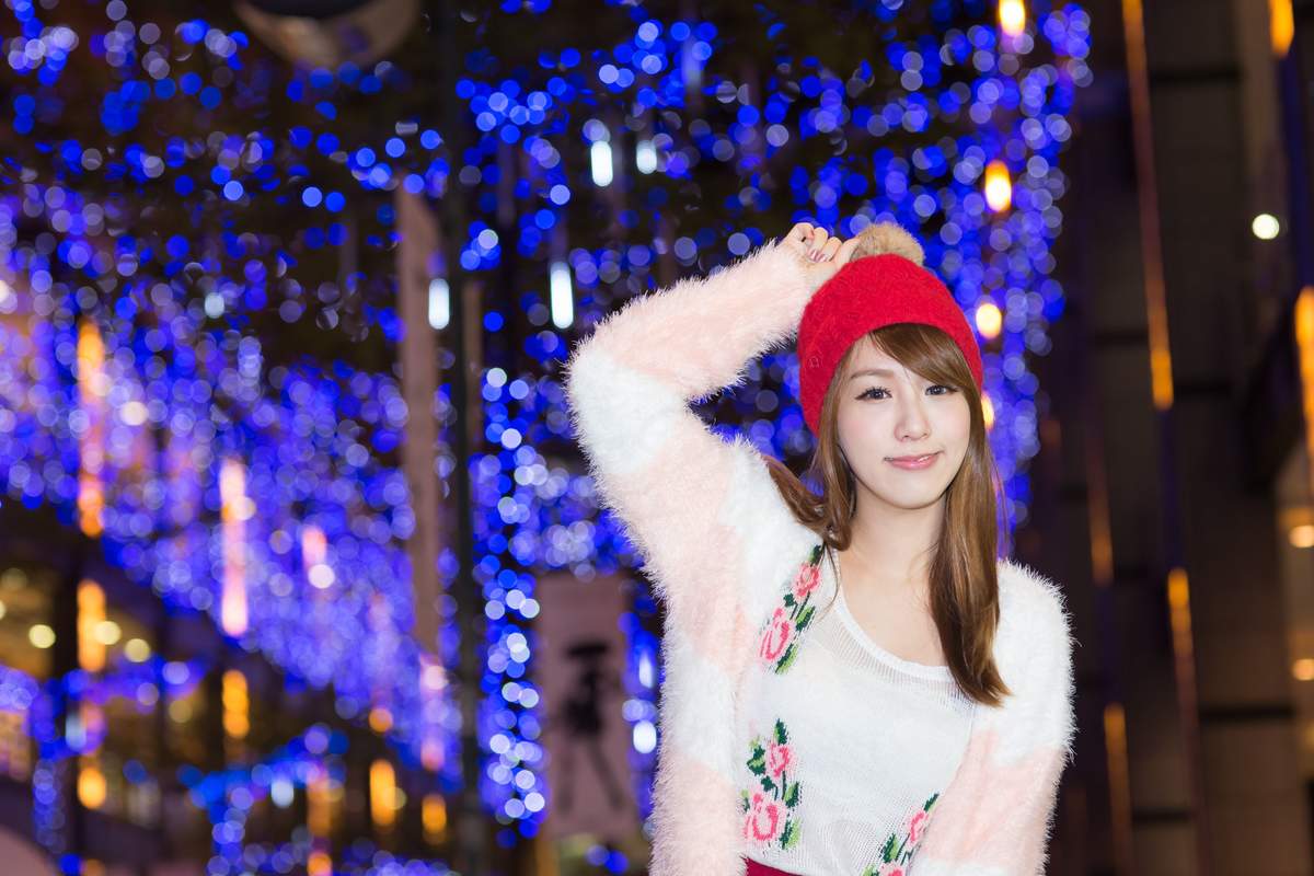 最新7160美女模特台湾正妹呂小步吕思莹黑丝夜拍高清妹子写真集图片