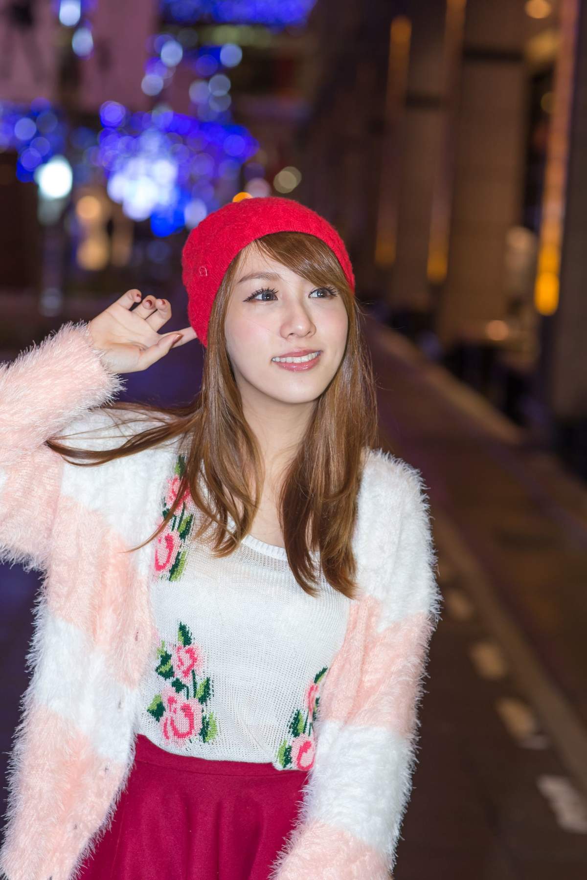 最新7160美女模特台湾正妹呂小步吕思莹黑丝夜拍高清妹子写真集图片