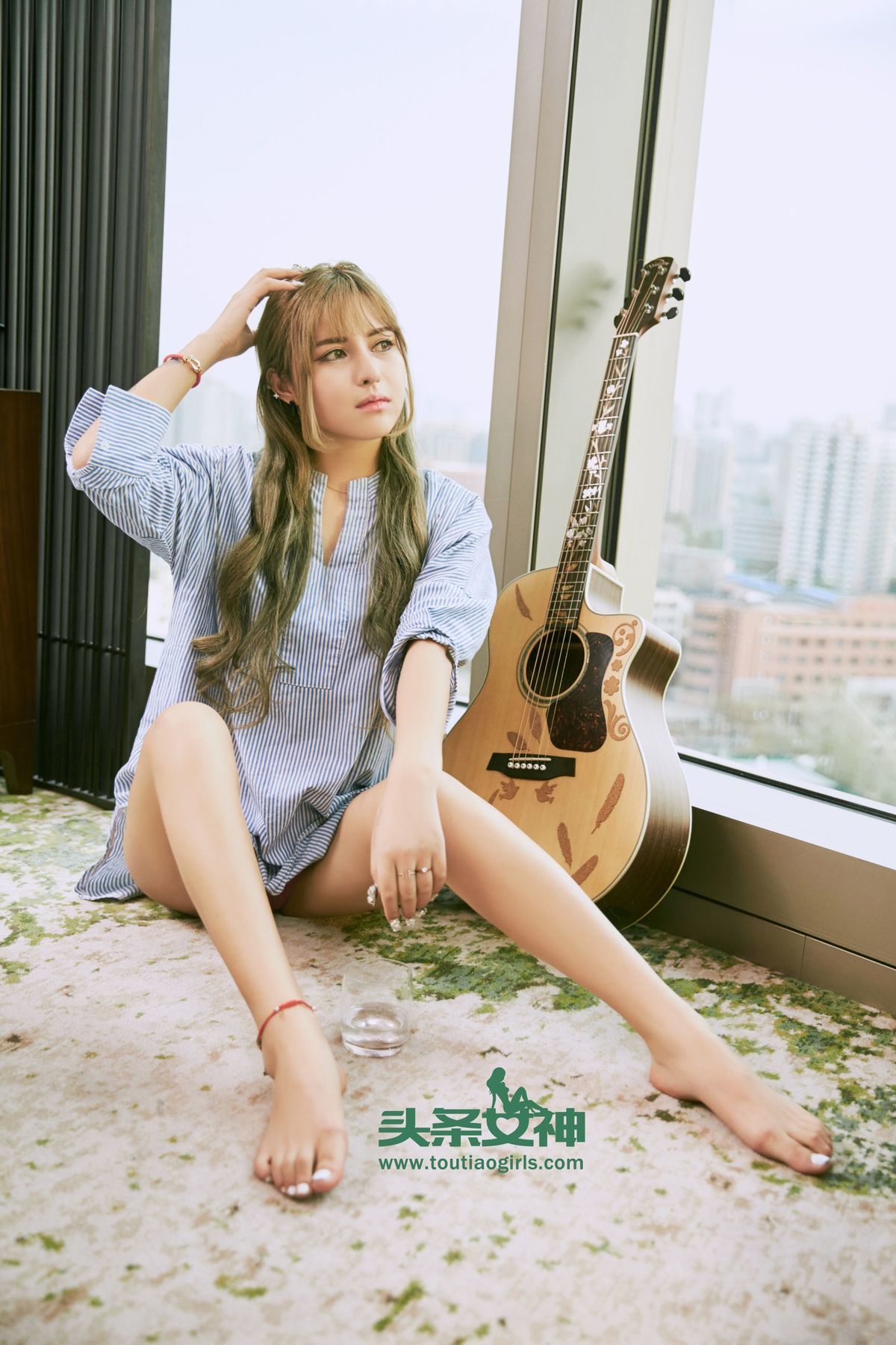 内地美女模特温蒂粉色内衣白色内衣高清妹子写真集图片