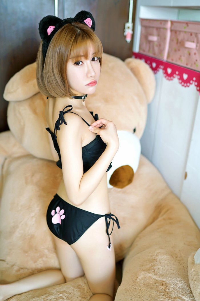 最新mm7160美女图片网绝色小眼猫咪斑马装高清私房照图片