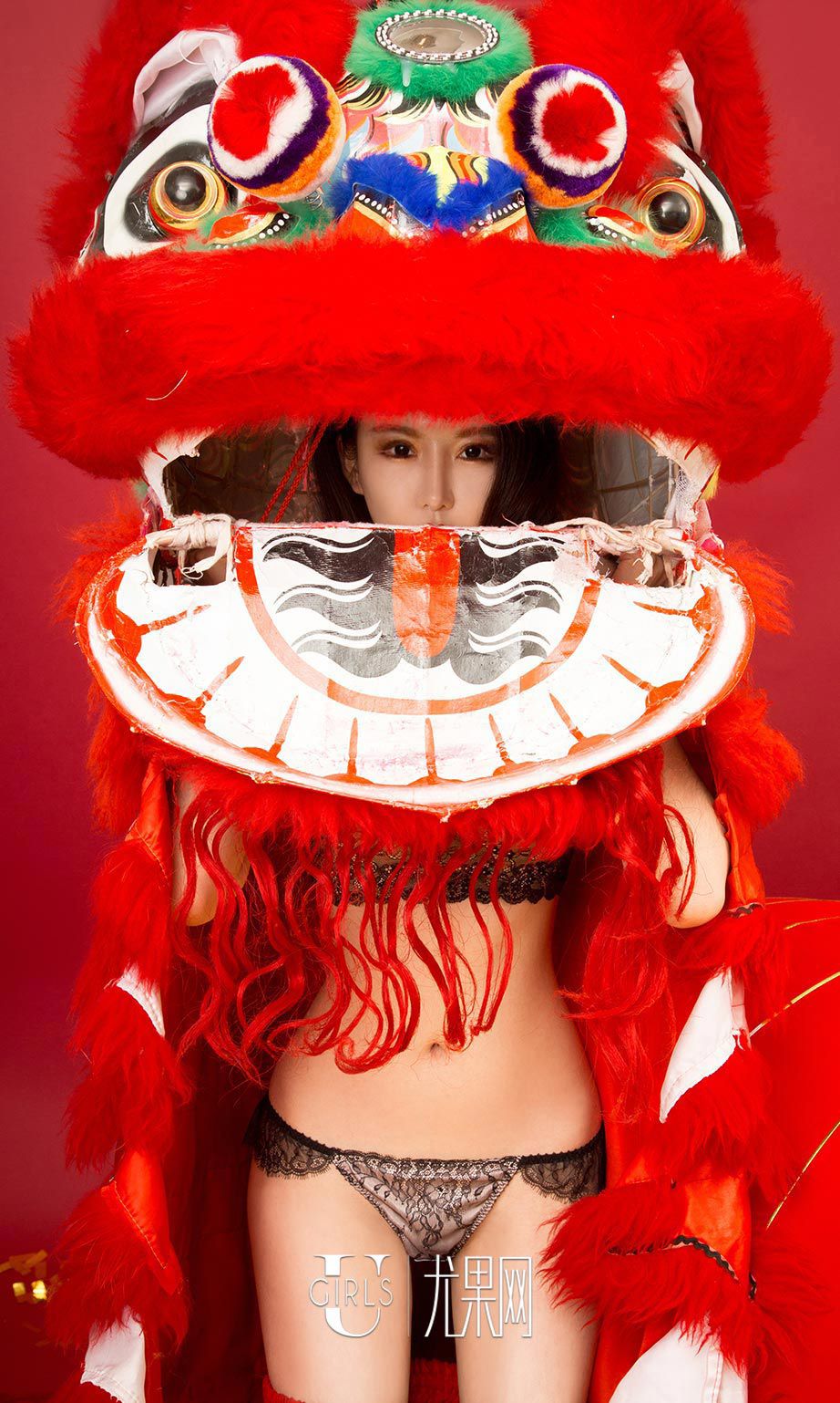 日韩美女摄影宁然Mikka施诗鸡祥如意高清模特写真集图片