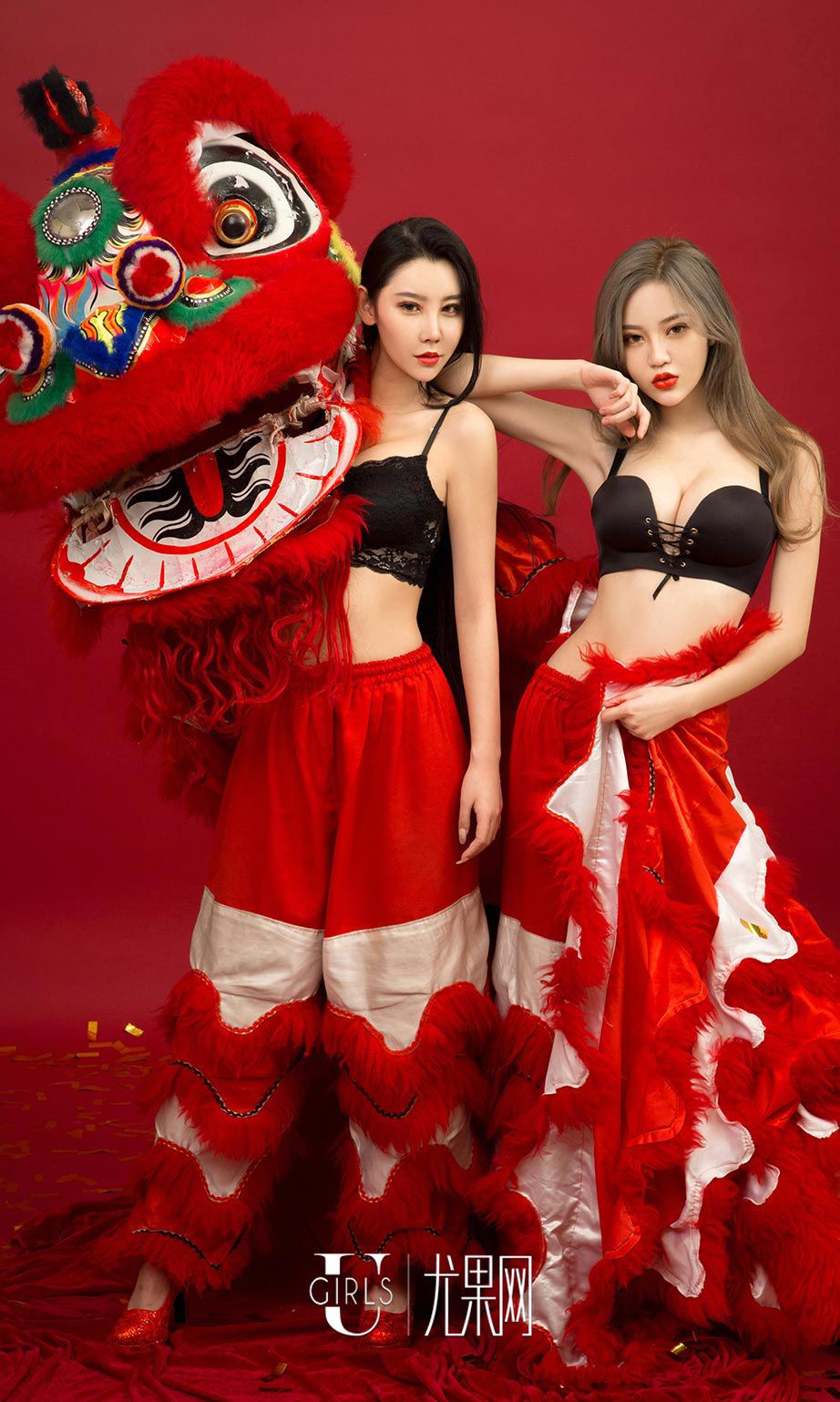 日韩美女摄影宁然Mikka施诗鸡祥如意高清模特写真集图片