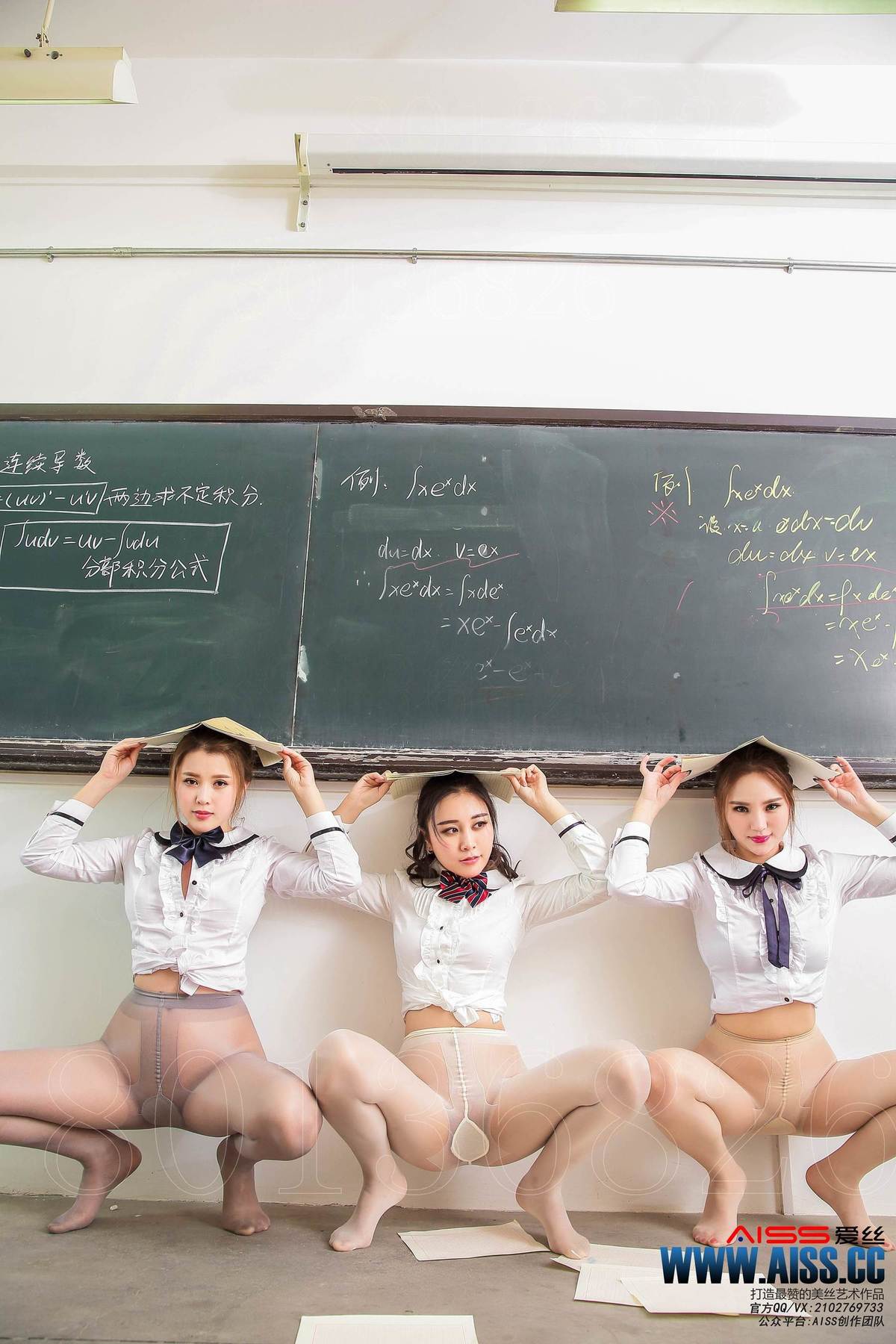 漂亮美腿模特若兮张茜茹陈雅漫美丝学校-体罚写真集图片