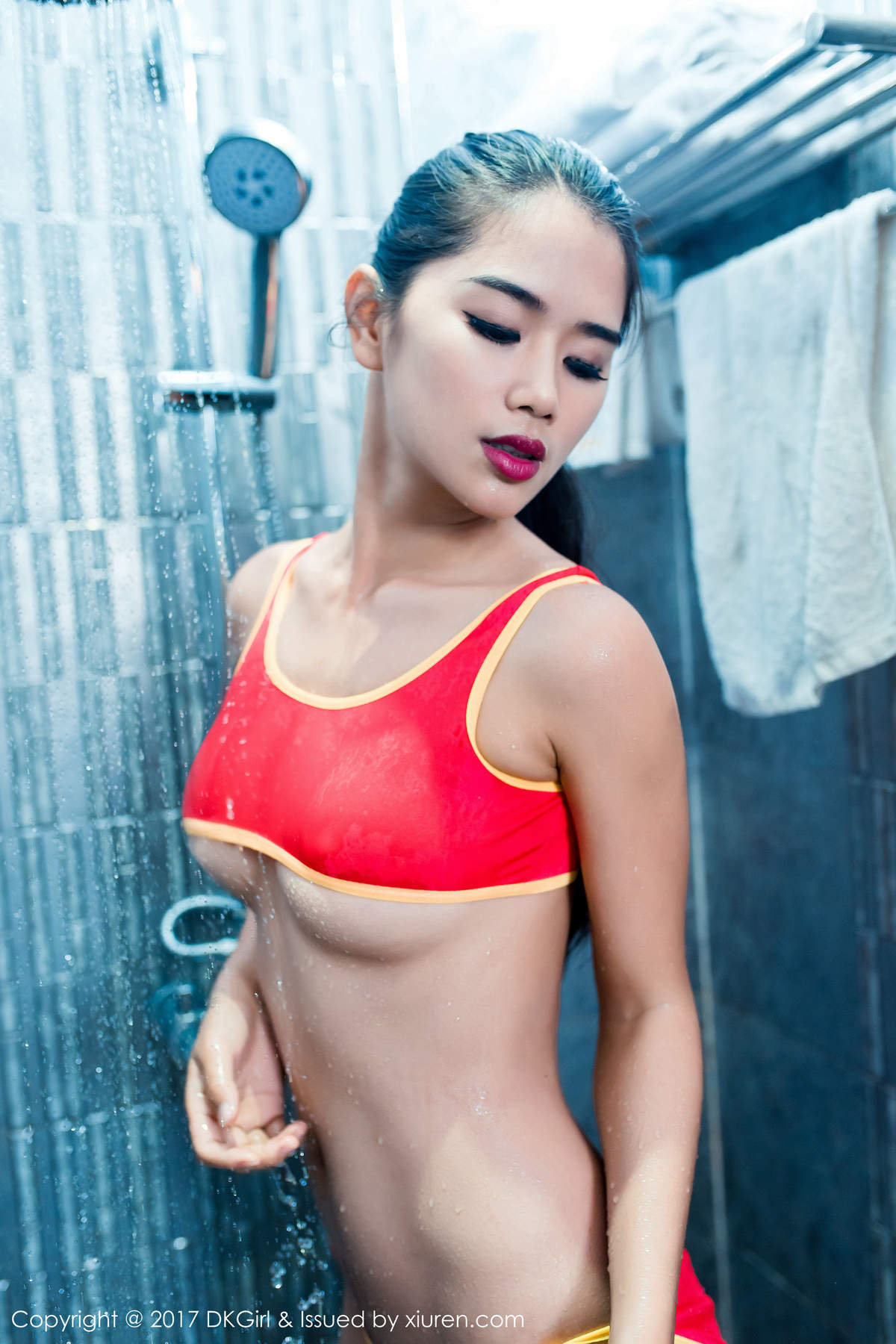 台湾美女模特高颜值啊宝宝蕾丝内衣兔女郎高清写真集图片