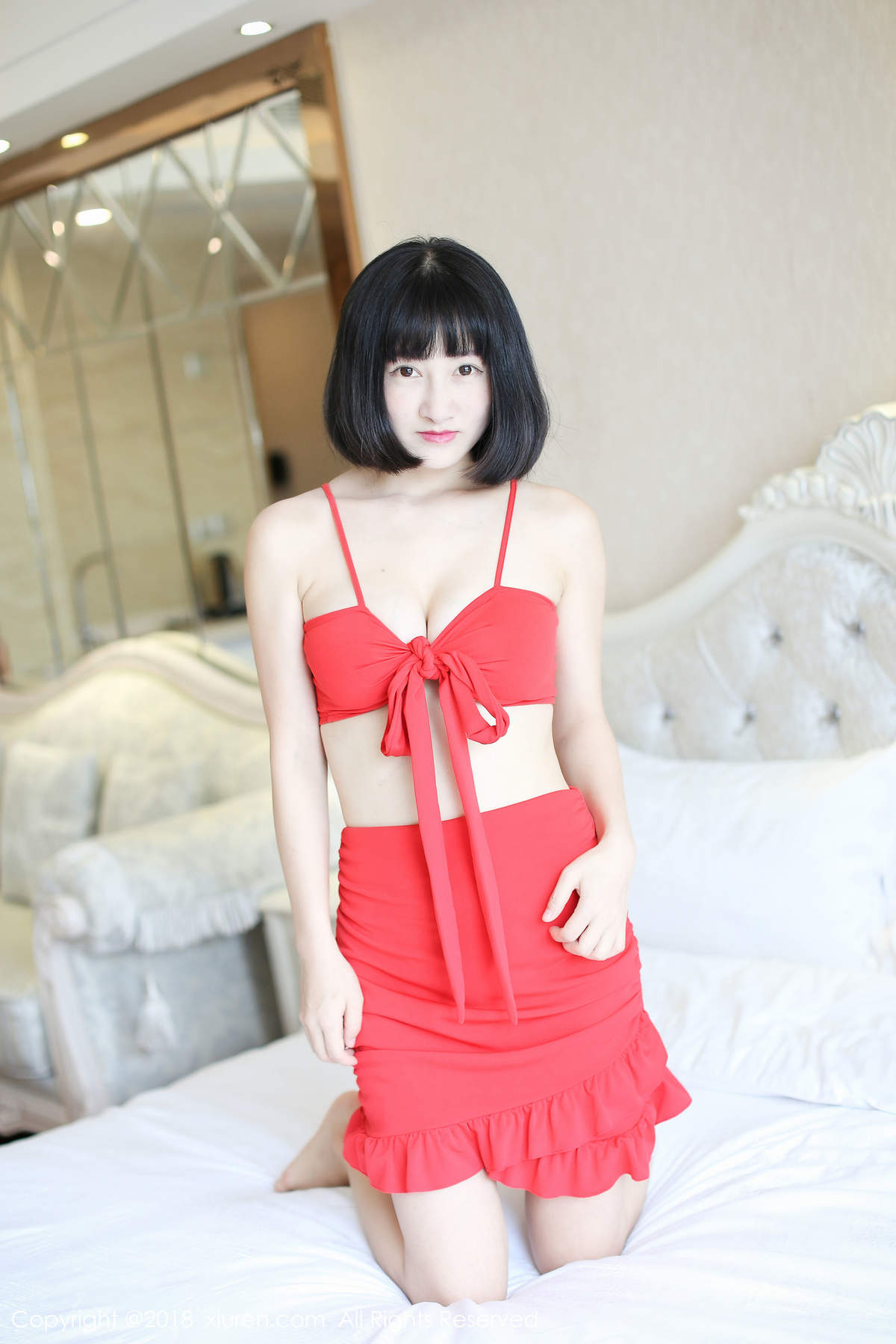 亚洲美女模特小探戈透视蕾丝内衣高清写真集图片