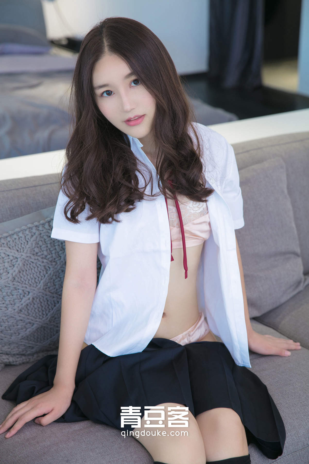 mm7160美女模特私拍甜美妹妹魏扭扭校服写真娇羞露骨惹人怜高清妹子写真集图片
