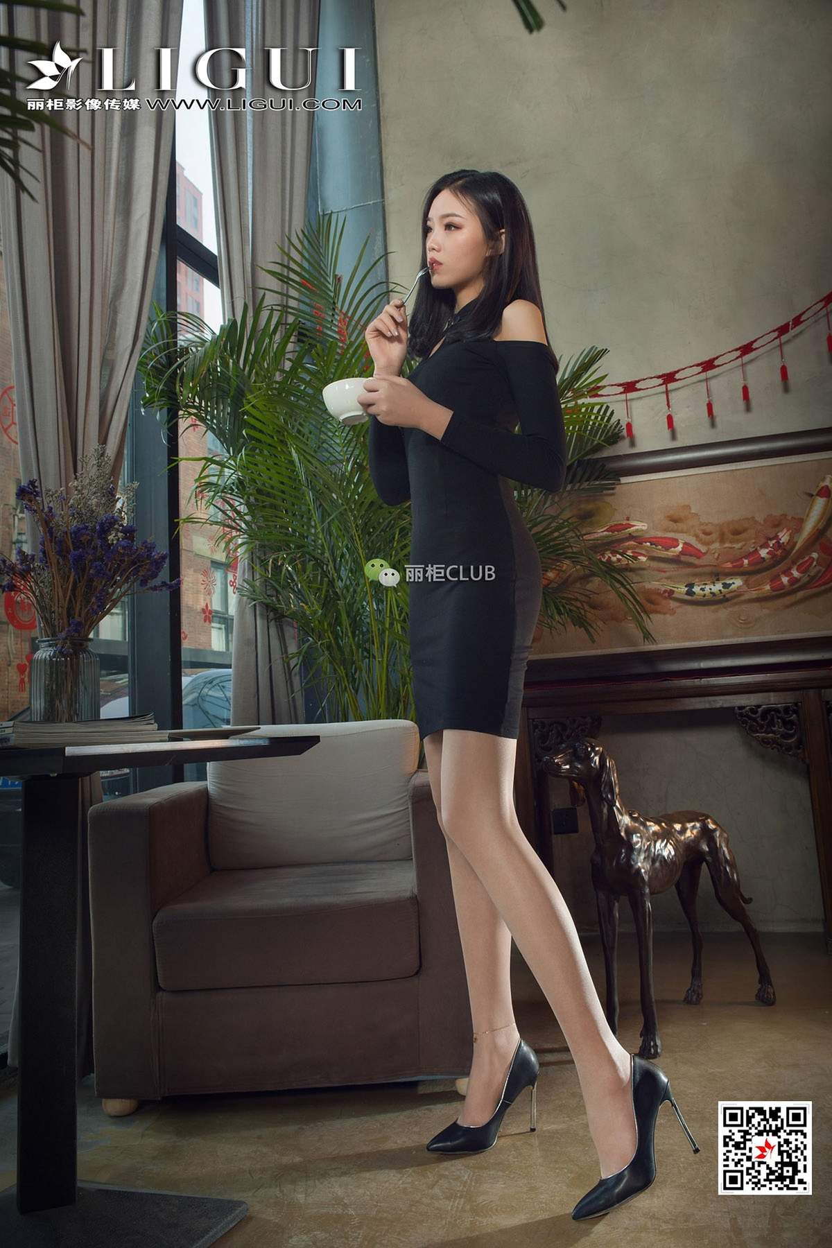 日韩女优美女模特腿模敏儿黑丝女王美脚网络丽人高清妹子写真集图片