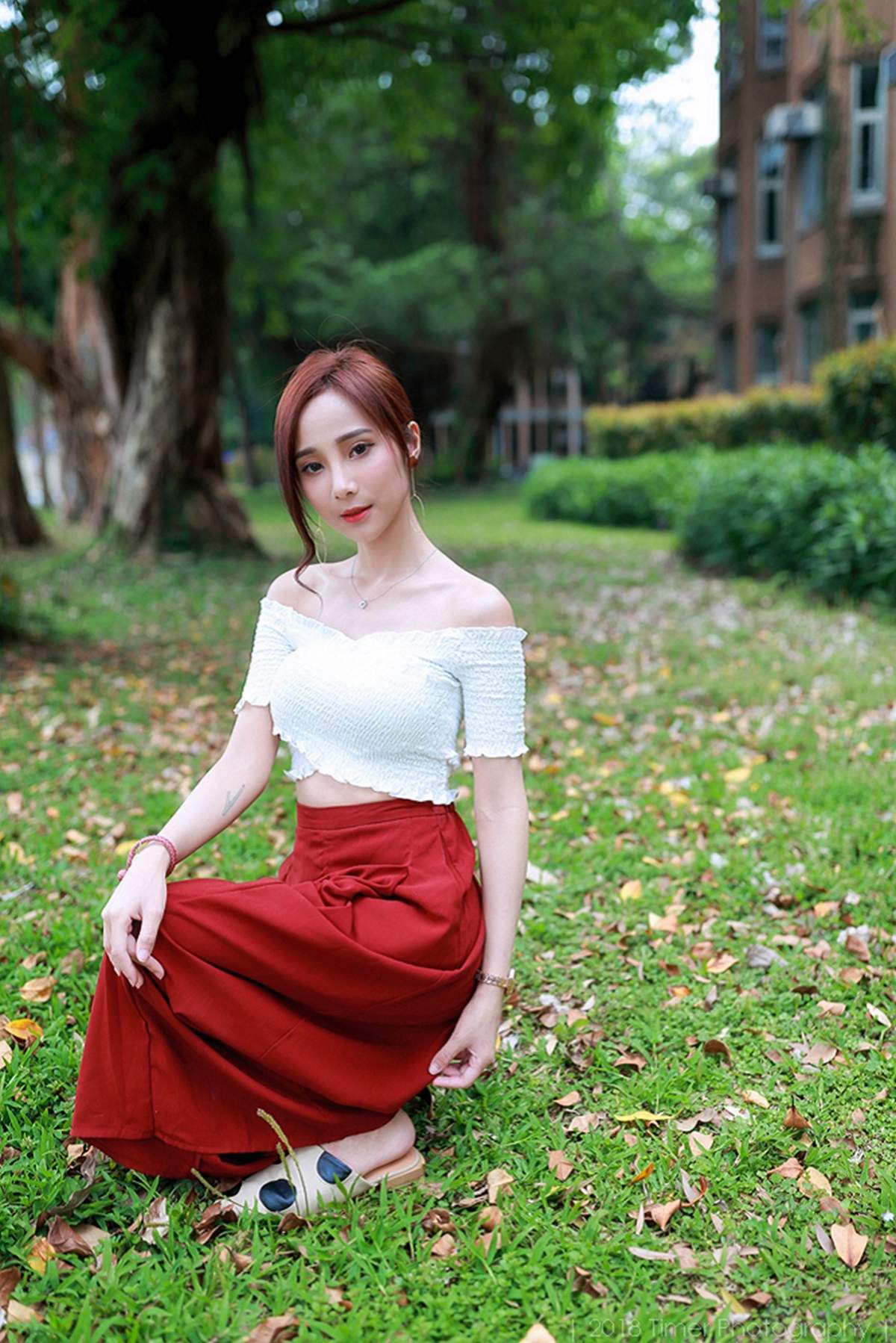 嫩模韩式三点式半遮半掩Lynne雨玄台大外拍写真集图片