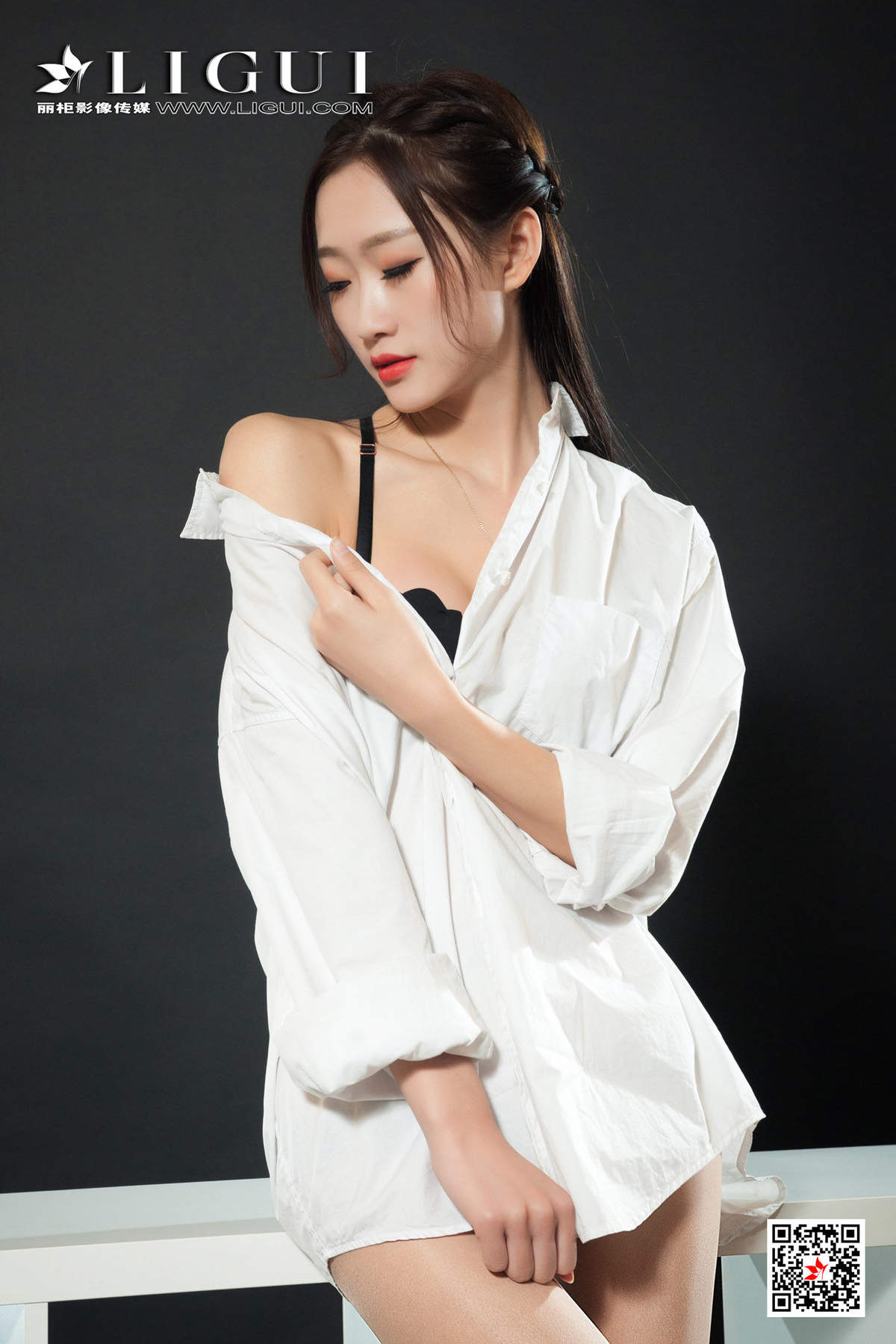 销魂美女图库王炜炜性感白衬衫女郎高清妹子写真集图片