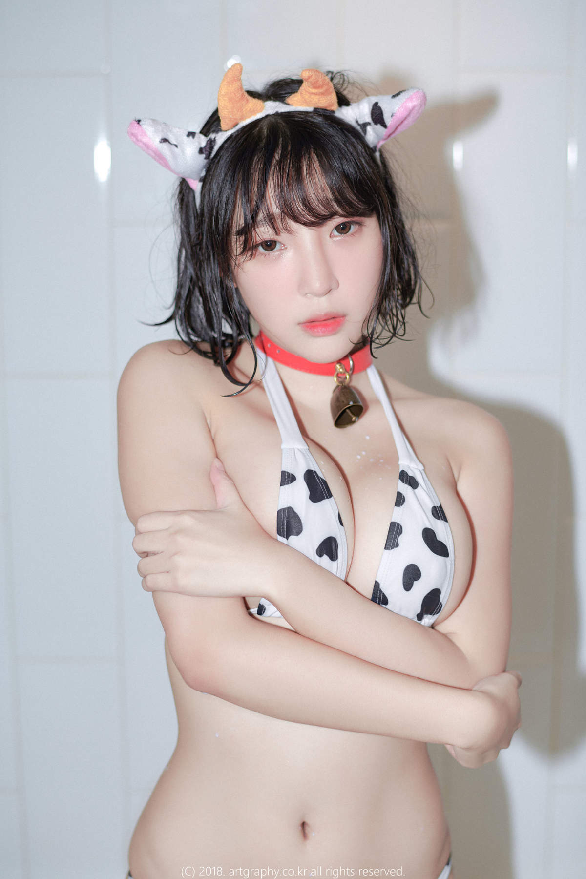姜仁卿白猫少女奶牛尤物VOL.039写真集图片