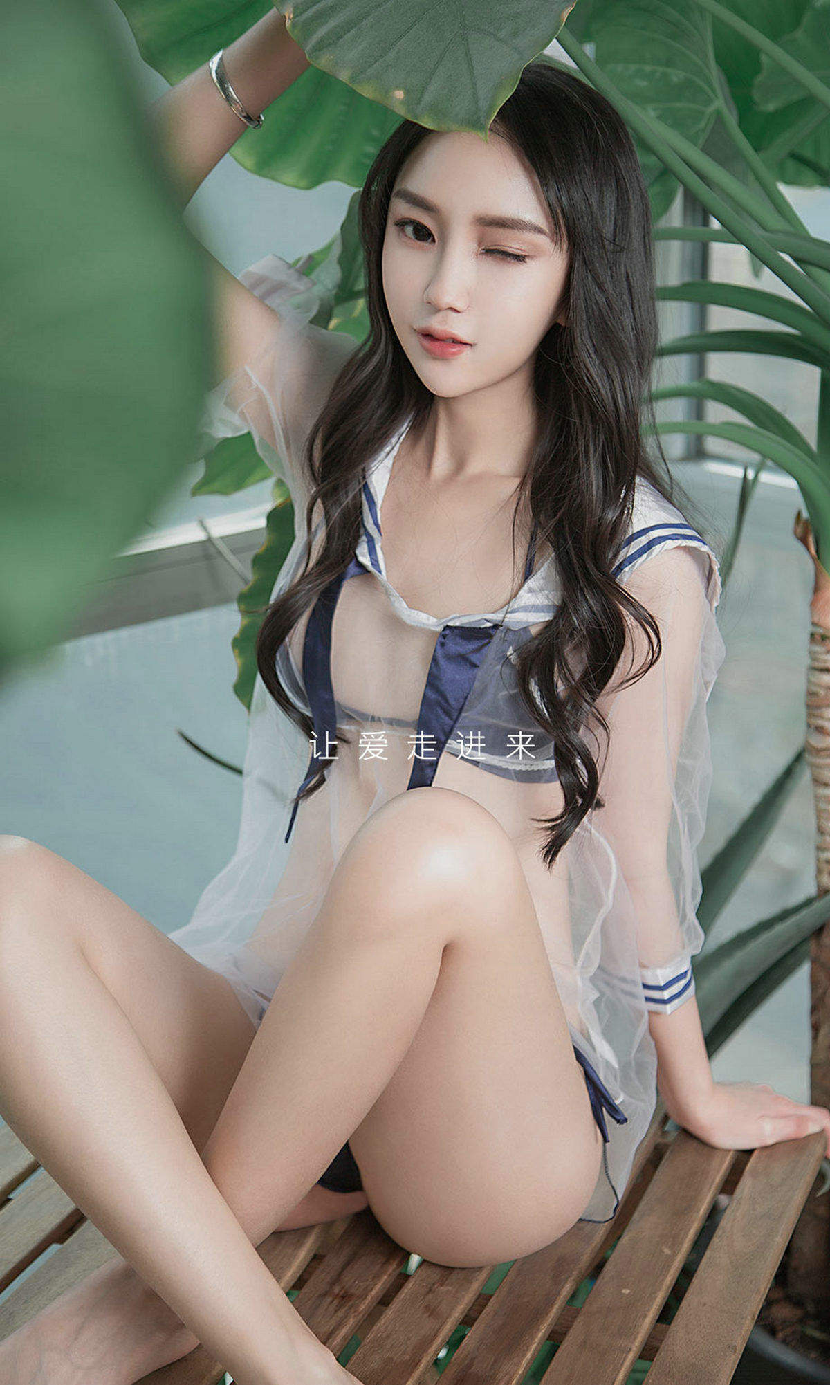 GOGO美女胆大透明内内衣秀唐糖我就知道那是爱高清美女写真集图片