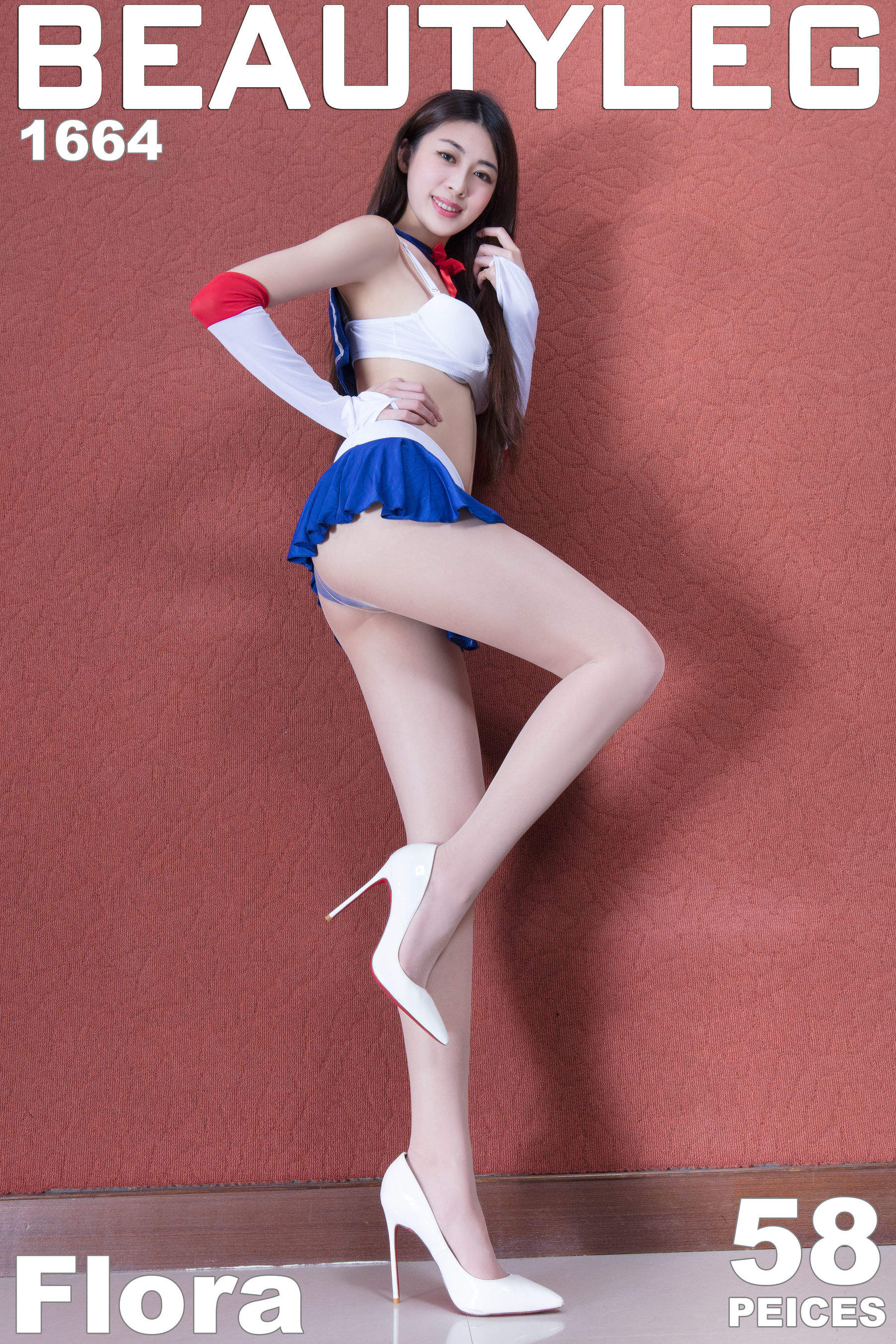高跟靴美女腿模Wendy4组短裙制服美腿[Beautyleg]美图日图片