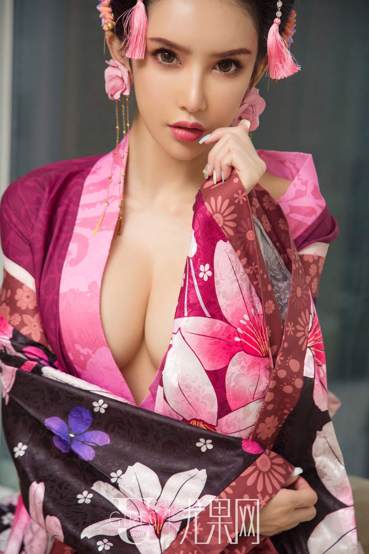 销魂美女图库沫语越撩越美蕾丝透明内内衣高清日本写真集图片