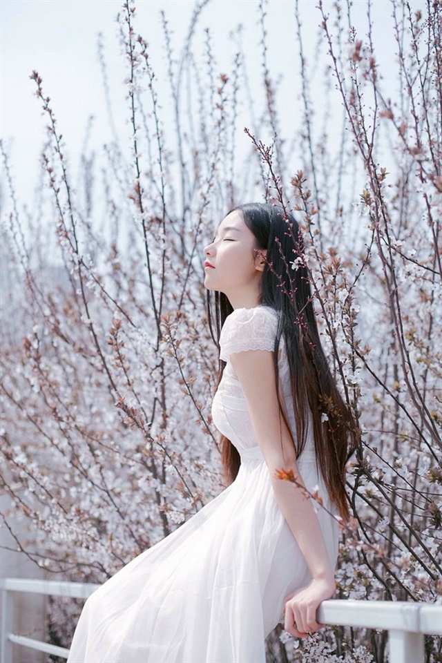 长发美女图片