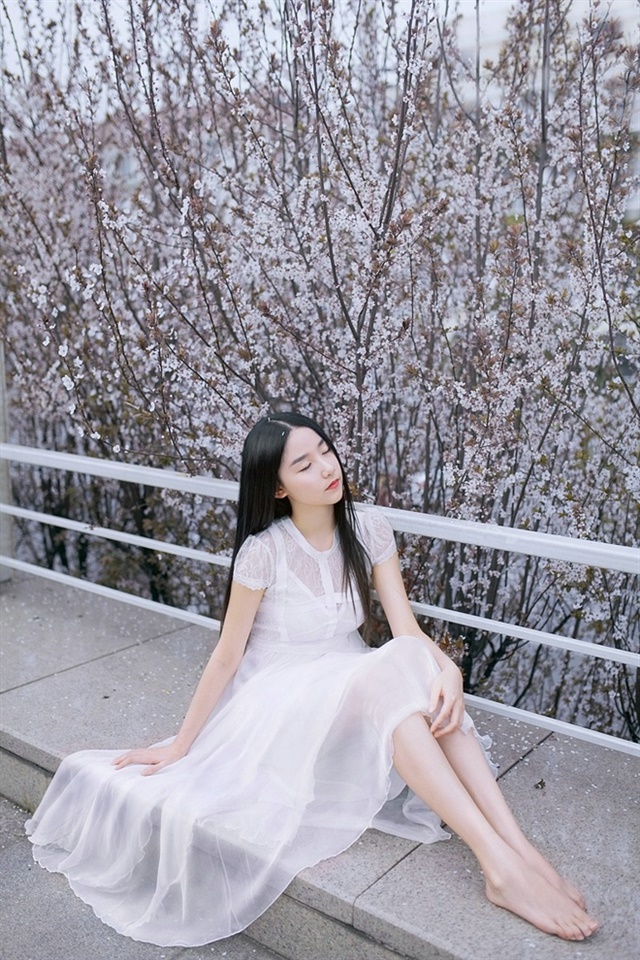 长发美女图片