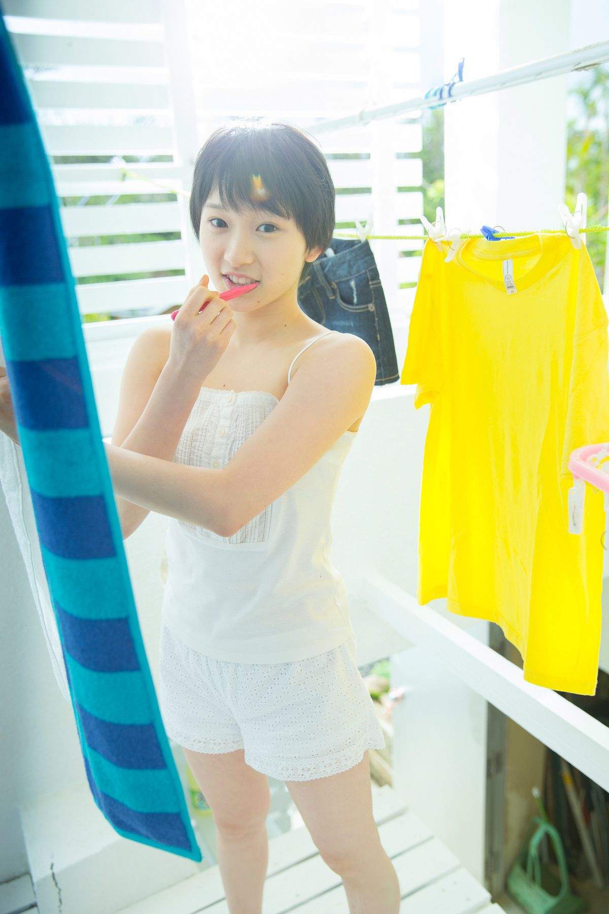 平胸妹子梦心月性感内衣与灵动韵味丝袜美女摄影写真集图片
