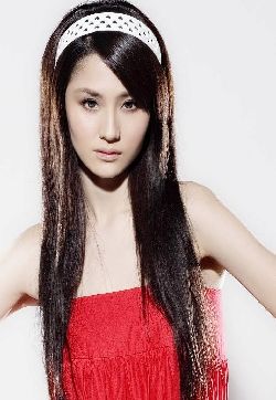 华语影视艺人，歌手、模特蓝燕长发气质性感写真妩媚图片(二)