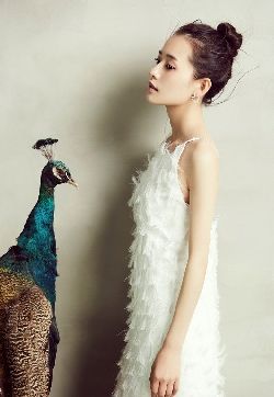 高清中国内地陕西西安女演员柴碧云文艺时尚写真图片：淡雅高贵