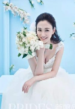 最流行清晰气质女神李小冉新娘装婚纱唯美写真手机壁纸图片