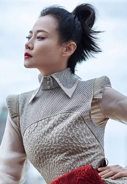 高清中国大陆吉林长春女演员谭卓街拍写真手机壁纸图片