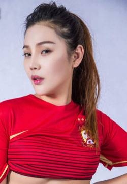 亚洲美女秀场周予然恒大女神高清美女模特摄影足球宝贝写真集