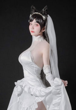 小妖精你的负卿爱宕花嫁婚纱美女写真集