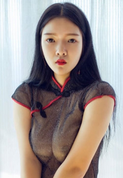 混血儿模特私房摄影凌希儿高冷欧码学生妹高清妹子写真集